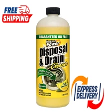 Instant Power Disposal and Drain Cleaner – Liquid Enzyme Clog Remover,33.8 Fl oz