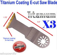 Ti E-cut Oscillating MultiTool Saw Blade wood metal work cutting