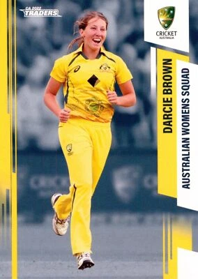 ✺Nouveau✺ 2022 2023 AUSTRALIA Cricket Card DARCIE BROWN WBBL Traders - Photo 1/3