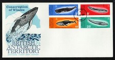 25 - Territoire Antarctique Britannique Sc.64-67 sur FDC