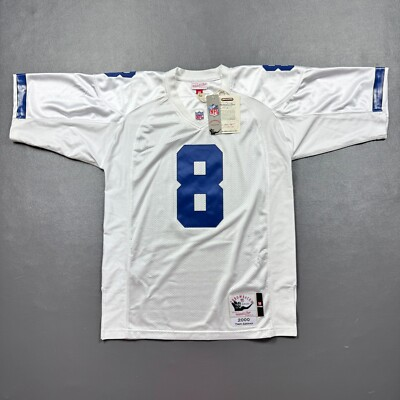 #ad 100% Authentic Troy Aikman Mitchell amp; Ness 2000 Cowboys Jersey Size 40 M Mens $198.75