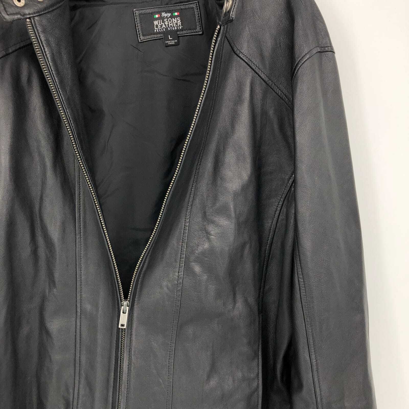 Wilsons Leather Black Basic Jacket | Versatile fo… - image 4