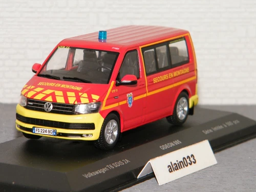 VOLKSWAGEN T6 SDIS CORSE 2A  AJACCIO ODEON 1/43 Réf 085