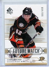  2014-15 SP Authentic #249 Chris Wagner RC 804/999