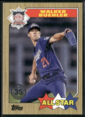 2022 Topps #87AS-33 Walker Buehler Los Angeles Dodgers
