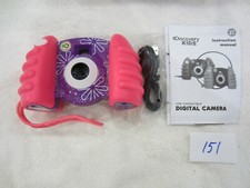 New Discovery Kids Digital Camera  Video USB Compatible Pink Purple 120 Photos