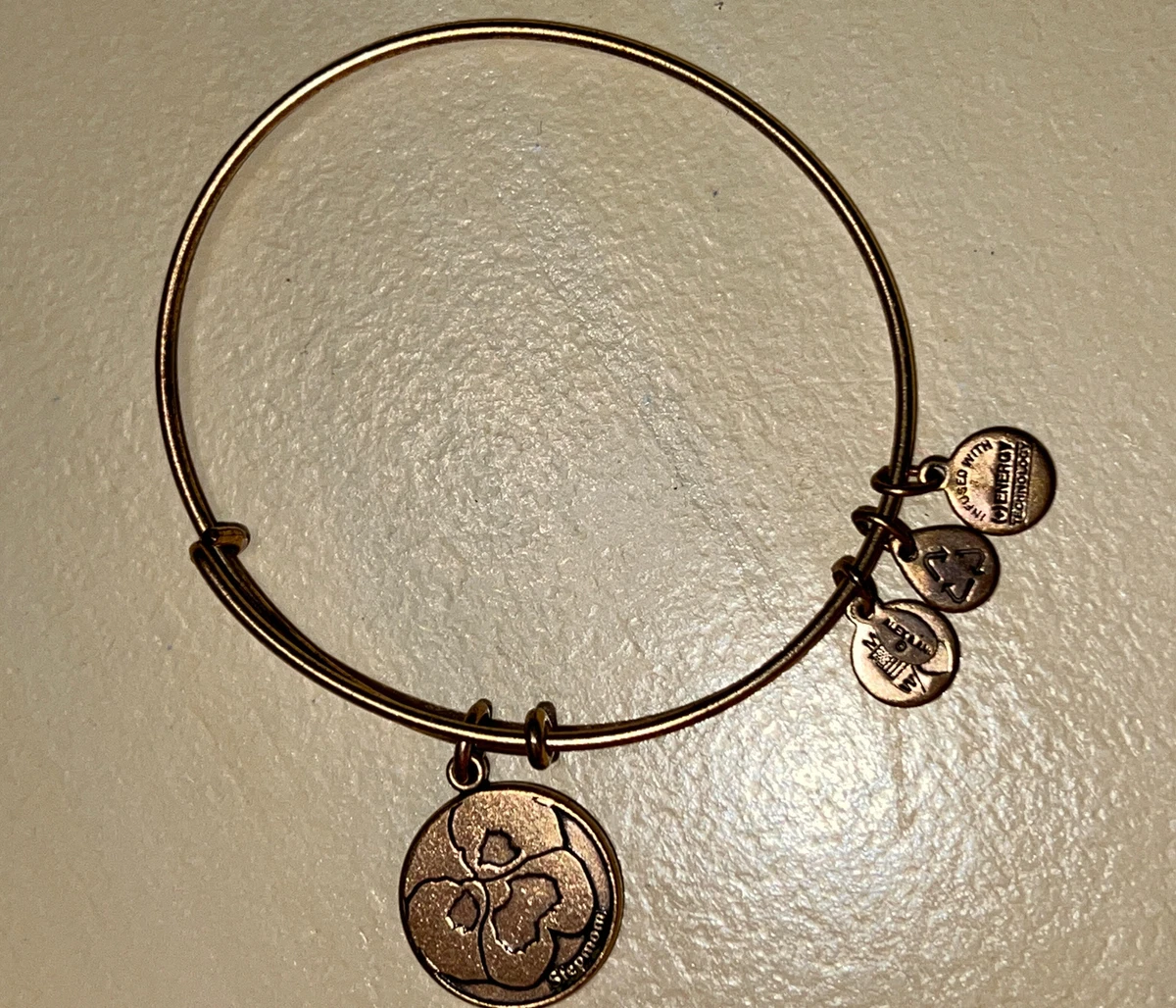 ALEX AND ANI Stepmom Bracelet Because I Love You Adjustable Gold