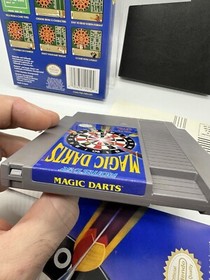 Magic Darts Complete Nintendo NES CIB W Poster & Reg Card Near Mint!