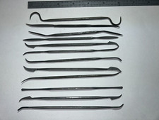 Grobet 12 Piece Swiss Die Sinker Rifflers, Cut 0, 6" length