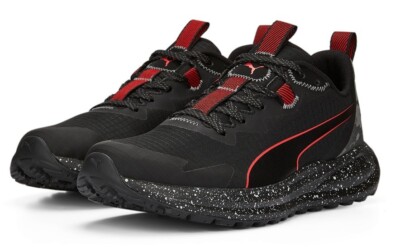 Puma Sneaker ''Twitch Runner Trail Winter'' puma black - high risk red