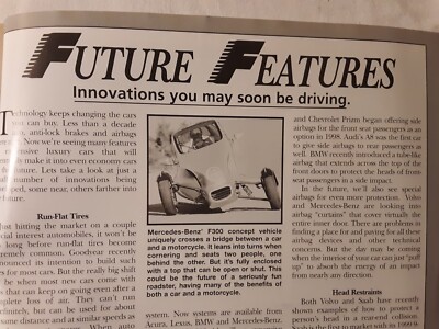 1999 Car Preview Consumer Review Auto Guide FREE SHIPPING Specs Features Options