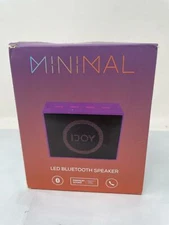 iJoy The Minimal, Mini Wireless Bluetooth Stereo Speaker with LED Dancing Light