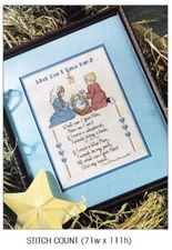 WHAT CAN I GIVE HIM  CROSS STITCH PATTERN  ONLY  -  TL  EUV