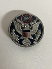 Classic American EAGLE Full Metal BELT BUCKLE COUNTRY Western SLV USA seller