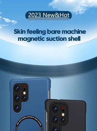 Coque PC rigide fine 0,3 mm sans cadre pour Samsung Galaxy S23 S24 S25 Ultra Magsafe - Photo 13 sur 28