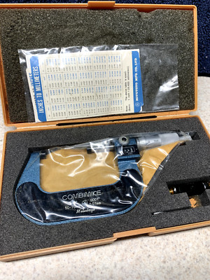 Machinist Tool Mitutoyo 2-3'' Digit Counter COMBIMIKE Micrometer (NOS) 159-213