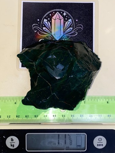 12oz Green Bloodstone Jasper Heliotrope Quality Raw Natural Rough Mineral Stone - Picture 14 of 14