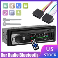 Bluetooth Car Stereo Audio In-Dash FM Aux Input Receiver MP3 Radio Player TF USB