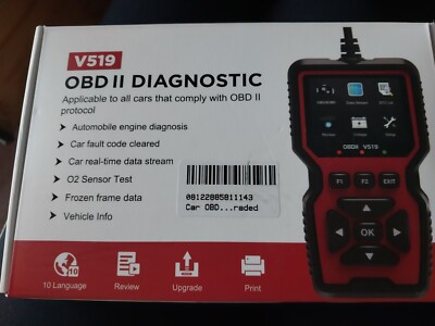 V519 OBD2 Car Scanner Tool OBDII Diagnostic Engine Fault Code Reader Scan Tester