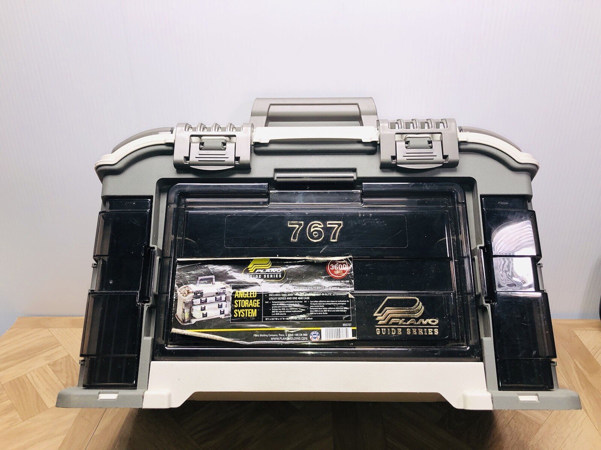 Plano 767 Guide 3600 Series Fishing Angled Tackle System 18x9x11