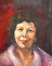 Impressionist Female portrait oil painting