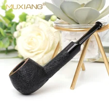 Briarwood Tobacco Pipe Handmade Pipe Short Straight Stem Smoking Pipe 3mm Filter