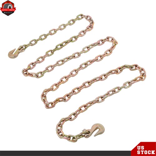 Transport Binder Chain Grade 70 with Clevis Grab Hooks 5/16'' x 12' Tow Chain - Picture 3 of 11