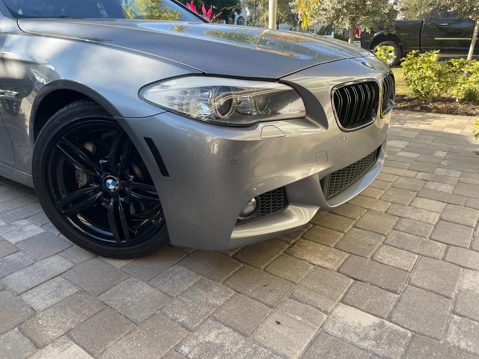 For BMW F10 528i 535i 550i 11-16 White LED Front Bumper Side Marker Reflectors - Imagem 3 de 4