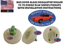 Window Glass Regulator Roller Arm Door Fits 72-78 Dodge D & W Series Pickups B67