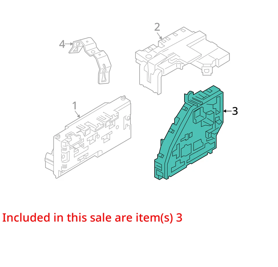 Bmw Diesel - Power Distribution Fuse Box Rear 9264923 Fits BMW 535D 2013-2016 - Image 4 of 4
