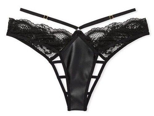 VICTORIA'S SECRET VERY SEXY FISHNET OPEN BACK BRAZILIAN THONG PANTY XS S M L XL - Picture 3 of 4