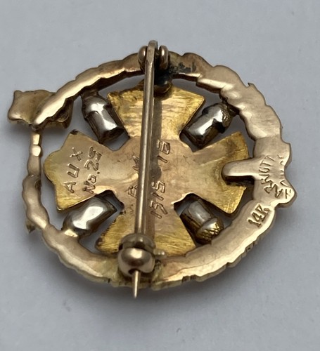 Seltener 14K Order of Scottish Clans Pin OSC - Bild 5 von 6