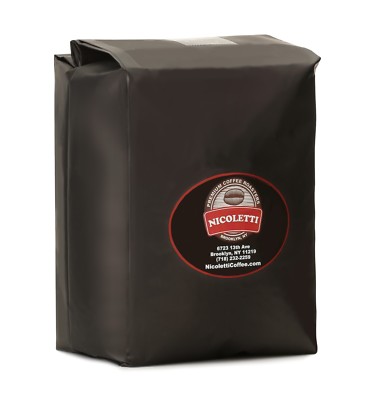 Nicoletti Coffee Espresso Roast Beans 5lb   (Made In Brooklyn NY Since 1972)