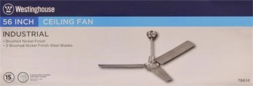 Westinghouse 7861400 - Industrial 56-Inch Three-Blade Indoor Ceiling Fan - Image 4 of 4