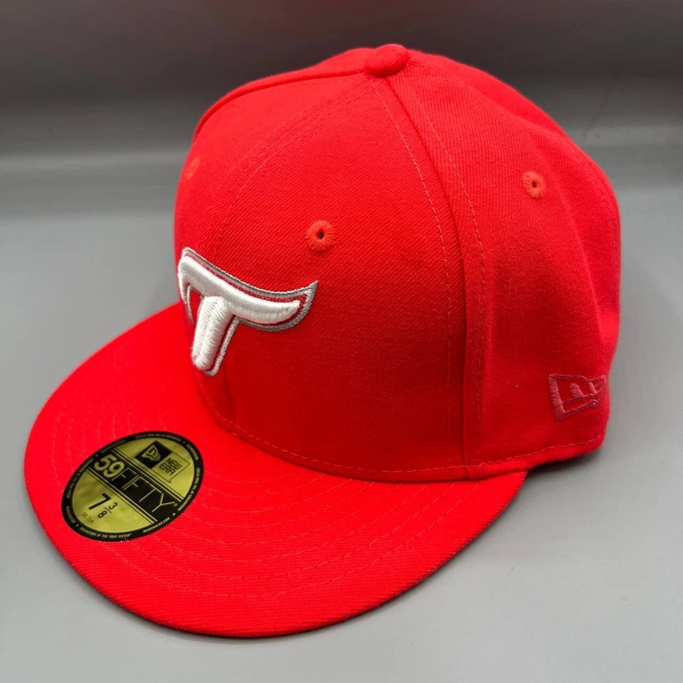 Gorra ajustada Toronto Blue Jays para hombre 7 3/8 roja gris 59Fifty New Era Foto 3 de 4