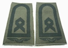 KLETT Aufschiebeschlaufen Luftwaffe Hauptfeldwebel schwarz Dienstgradabzeichen 