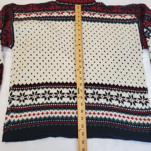 Vintage Dale of Norway Wool Sweater Womens Size S Pullover Handknit - Picture 6 of 6