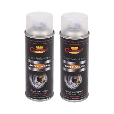 Kupferfett 2x 400ml Kupferspray Schmiermittel Anti Seize Spray 1200°C