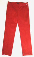 GRACIA Rusty Red Tapered Leg Cropped Dress Pants - Size M Inseam 27 NWT