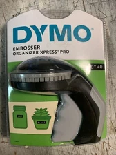DYMO Embosser Label Maker Organizer Xpress Pro with 3 DYMO Label Tapes New