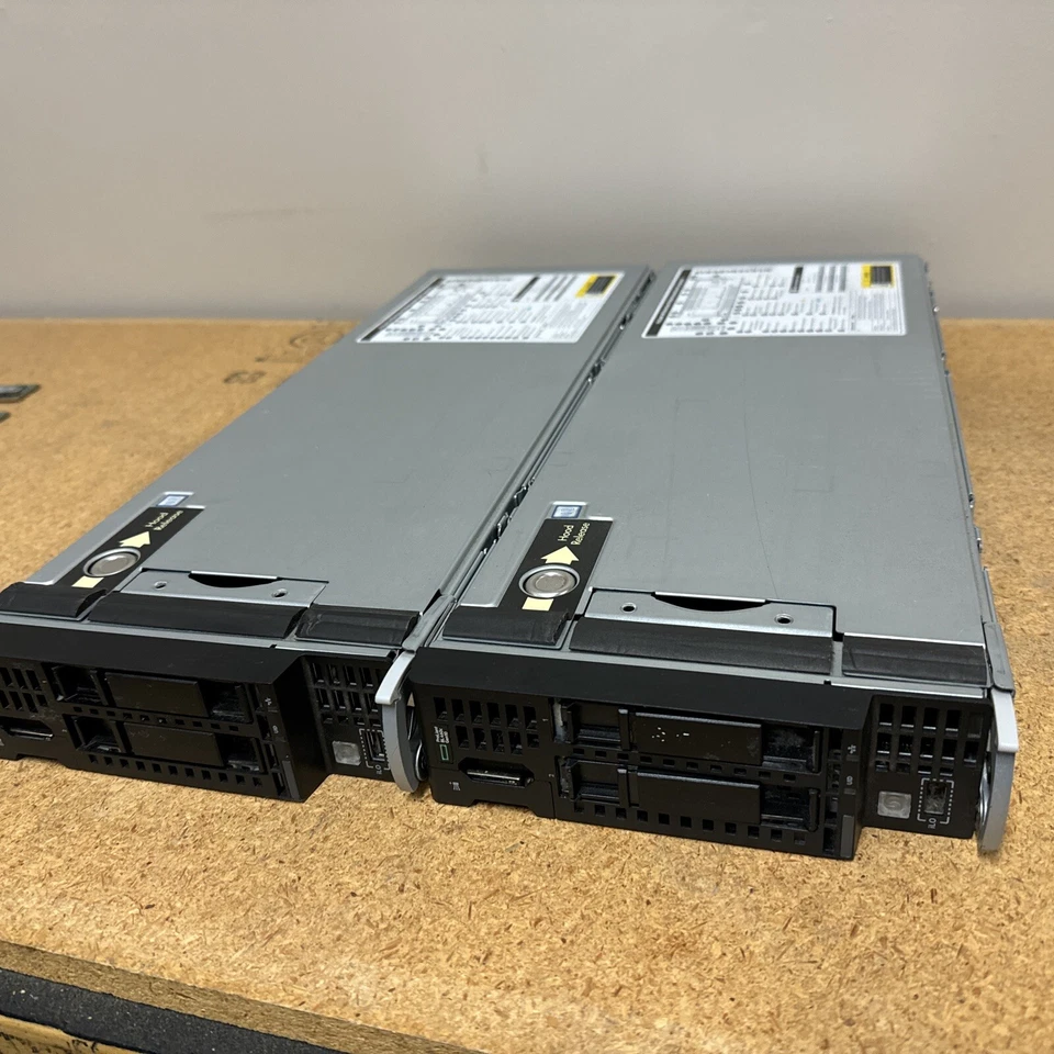 Lot 2 HPE Proliant BL460C G10 2SFF 2x Xeon Gold 6130 No Ram - Image 3 of 4