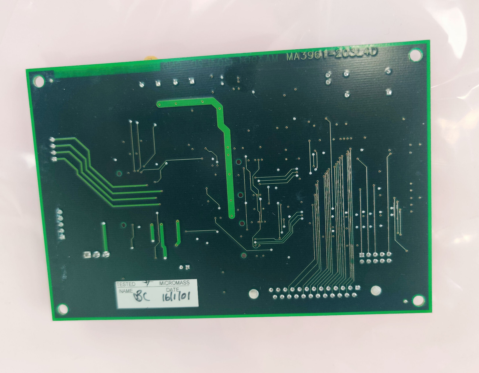 Waters Micromass Mass Spectrometer 3961203DC Syringe Drive PCB Working & Tested
