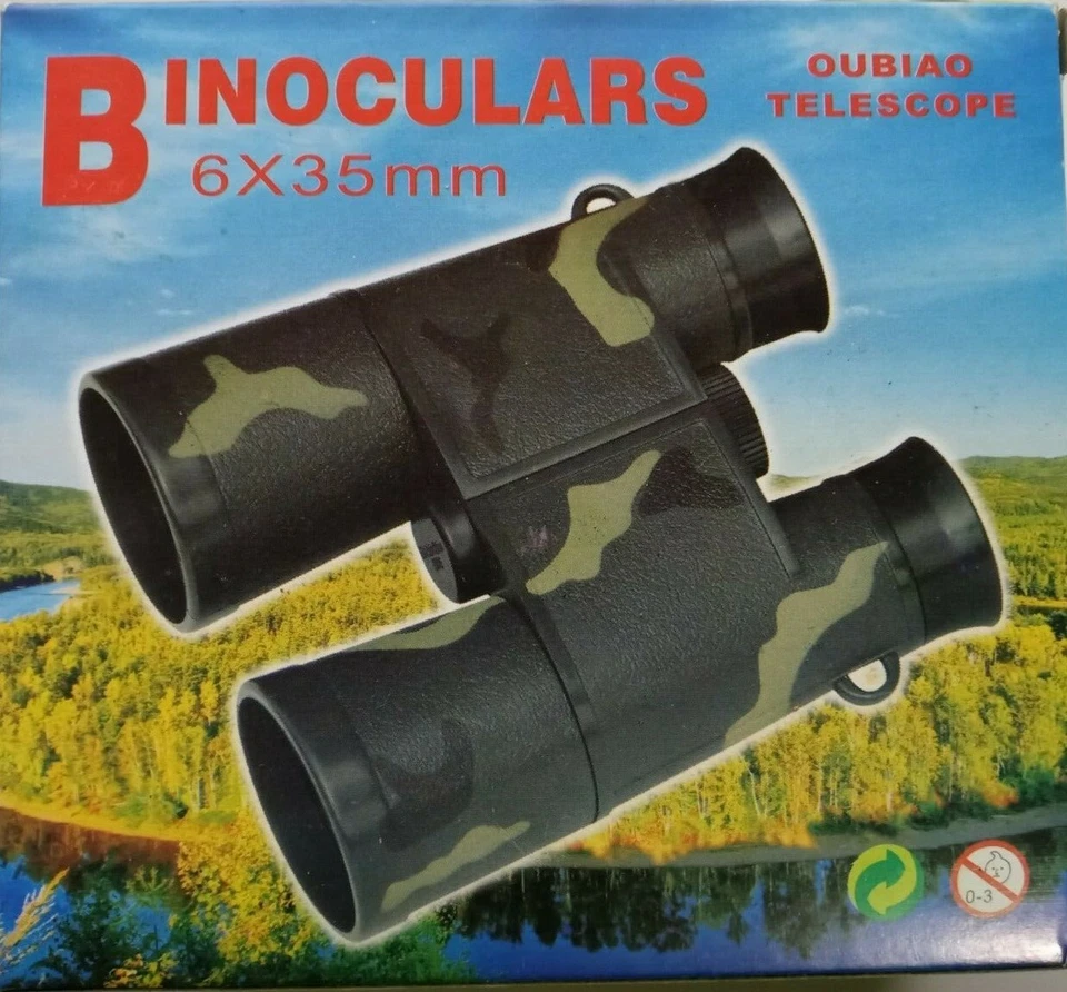 Binoculars Hit Resolution 6x35 High Power for Bird Watching,Hiking,Hunting Black - Image 4 of 4