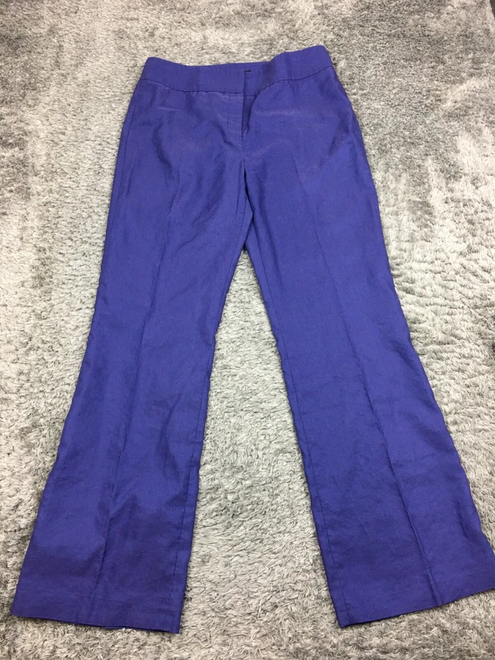Pantalones de vestir Antonio Melani para mujer talla 8 azul pantalón de carrera Foto 3 de 4