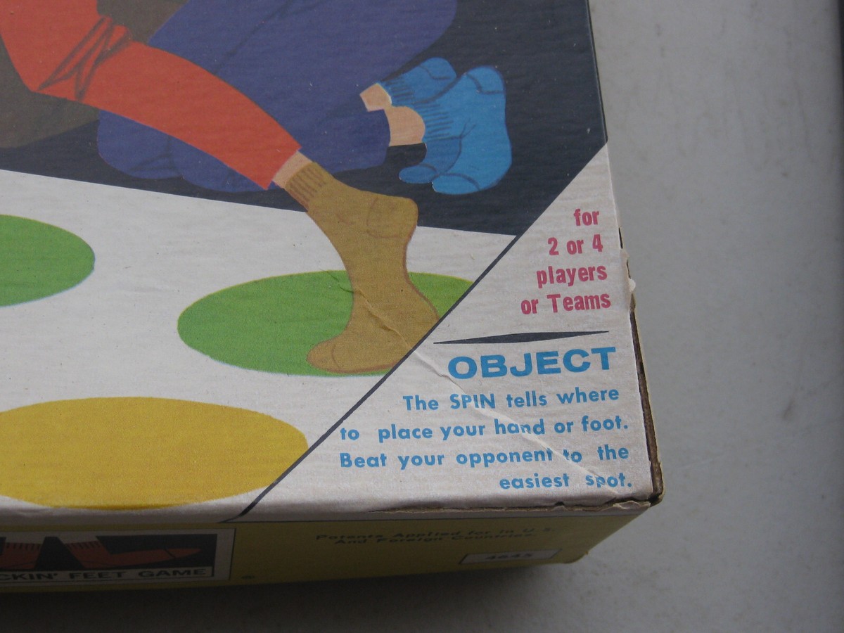 【コレクターズ】Stephen Eastin & Company TWISTER Vintage Original 1966 Milton Bradley Twister Game Complete