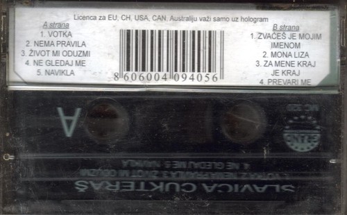Slavica Cukteras MC Kaseta Votka Best Hit Folk Narodna Zivot mi oduzmi Mona Liza - Bild 2 von 2