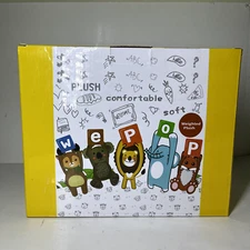 Wepop 4.2 lbs Weighted Plush Axolotl Yellow Large 100% Cotton Stuffed Animal