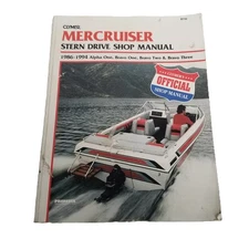 Clymer Mercruiser Stern Drive Shop Manual B742 1986-1994 Alpha Bravo Repair