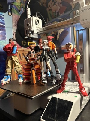 Bomb Rush CyberFunk Figures *READ DESCRIPTION*