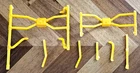 Vintage 1970s 12" GI Joe Adventure Team Yellow HELICOPTER Parts & Pieces